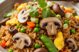 Mushroom Fried Rice 