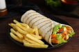 Shawarma With French fries

