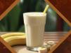 Banana and Milk Juice