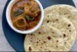 Chappati  With  Beef Curry