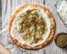 Zaatar with Labneh Manakish
