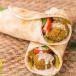 Falafel tortilla sandwich