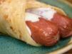 Hot Dog And Cheese Paratha