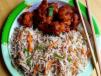 Chicken Manchurian Rice