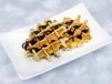 Waffles With Chocolate Syrup