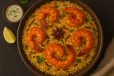 Prawns Masala Dum Biryani