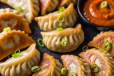 Cheese and Potato Pan-Fried Momo (Kothey) – 10 pcs