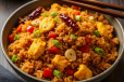Schezwan Egg Fried Rice