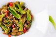 Crispy Mushroom Chilly Basil Leaf