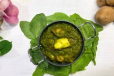 Palak Chaap - Gravy