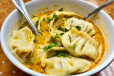 Chicken Jhol Momos - Special