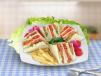 Chicken 65 Club Sandwich