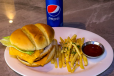 Double Cheese Burger (Chicken And Beef)