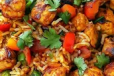 Fired Rice With Tikka