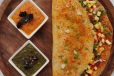 Schezwan Paneer Mushroom Dosa