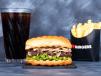 Swiss Mushroom Beef Burger Meal