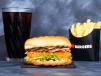 Chicken Swiss Mushroom Burger Meal