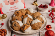 Snow-Dusted Ginger Snap Cookies (15PCS / 1 Box)