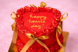 Mini Love Chocolate Cake - Red