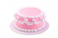 Pink Ribbon Vintage Cake