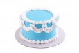 Blue Ribbon Vintage Cake