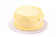 Yellow Pastel Vintage Cake