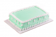 Mint Green Vintage Sheet Cake