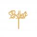 Happy Birthday Arabic Gold