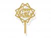 Happy Birthday Square Gold
