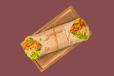 Chicken Tikka and Curry Hummus Wrap