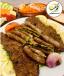 Grilled liver and sausage dish