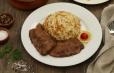Molokhia with Roasted meat
