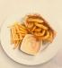 Fried calamari sandwich