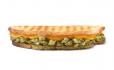 Cheesy Chicken Pesto Sandwich. 