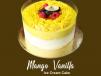 Mango Vanilla Ice Cream Cake