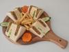 Vegetable Club Sandwich