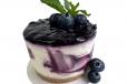 Blue blerry cheese cake