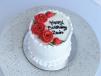 Red Floral Bento Cake
