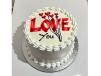 Love you with Hearts Bento Cake