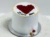 Red Velvet Heart Bento Cake