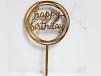 Birthday Cake Topper Round