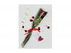 Single Red Rose with Custom Card