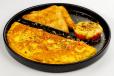 Cheesy Omelette With Vegetables