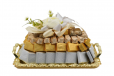 Chocolate Sella Rectangle Small Tray 6
