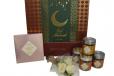 Baraka Dates And Nuts Hamper Large with Mini Bouquet