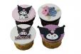 Kuromi Pack of 4 Cupcakes