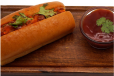 Paneer Tikka Hot Dog