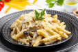 Penne Alfredo Pollo Funghi