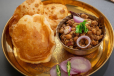 Pathura chana bhatura