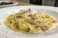 Tagliatelle alla Carbonara Cremosa